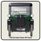 Austin Seven AB Tourer 1922-26 Coaster 3